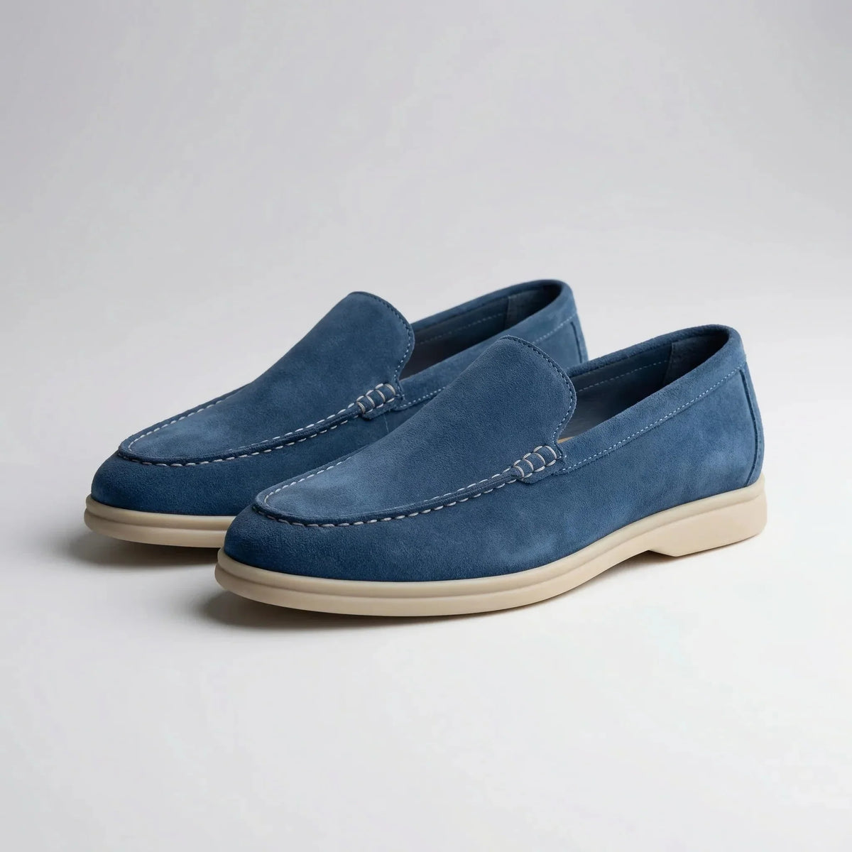 Mocassino in Suede Senza Lacci per Uomini