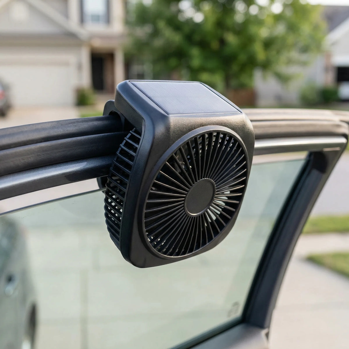 Ventilatore per Finestra Auto a Energia Solare