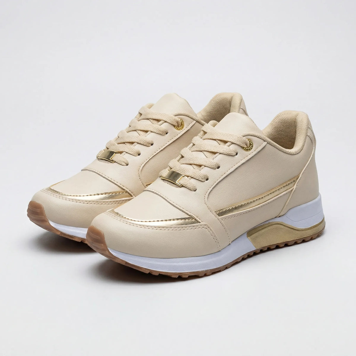 Scarpa Sneaker Moda con Lacci per Donne