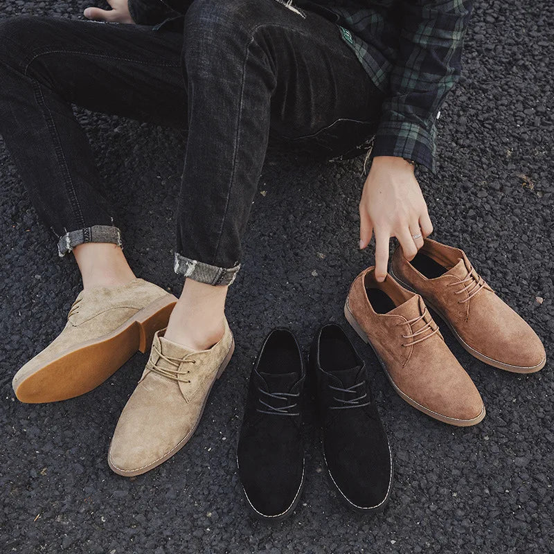 Robert – Scarpe Oxford scamosciate da uomo