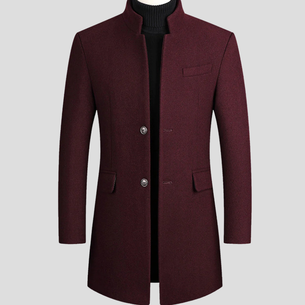 Giacca Elegante in Misto Lana per Uomo – Outerwear Classico Refinito