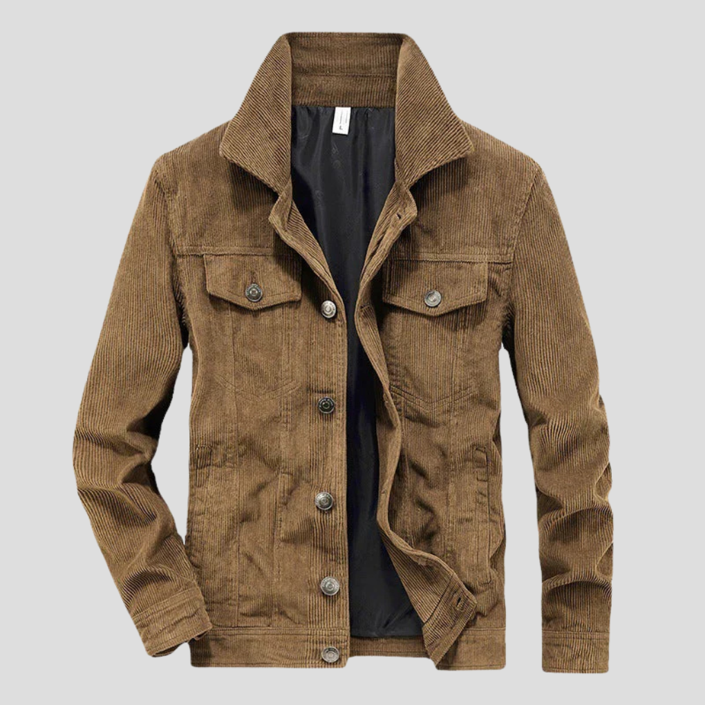 Giacca in Corduroy da Uomo – Taglio Sottile con Stile Slim