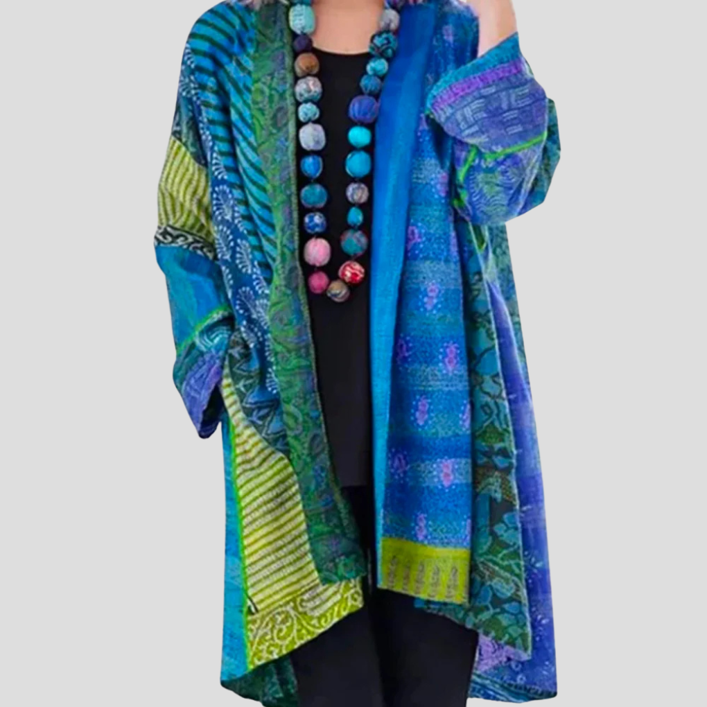 Cardigan aperto con tasche da donna