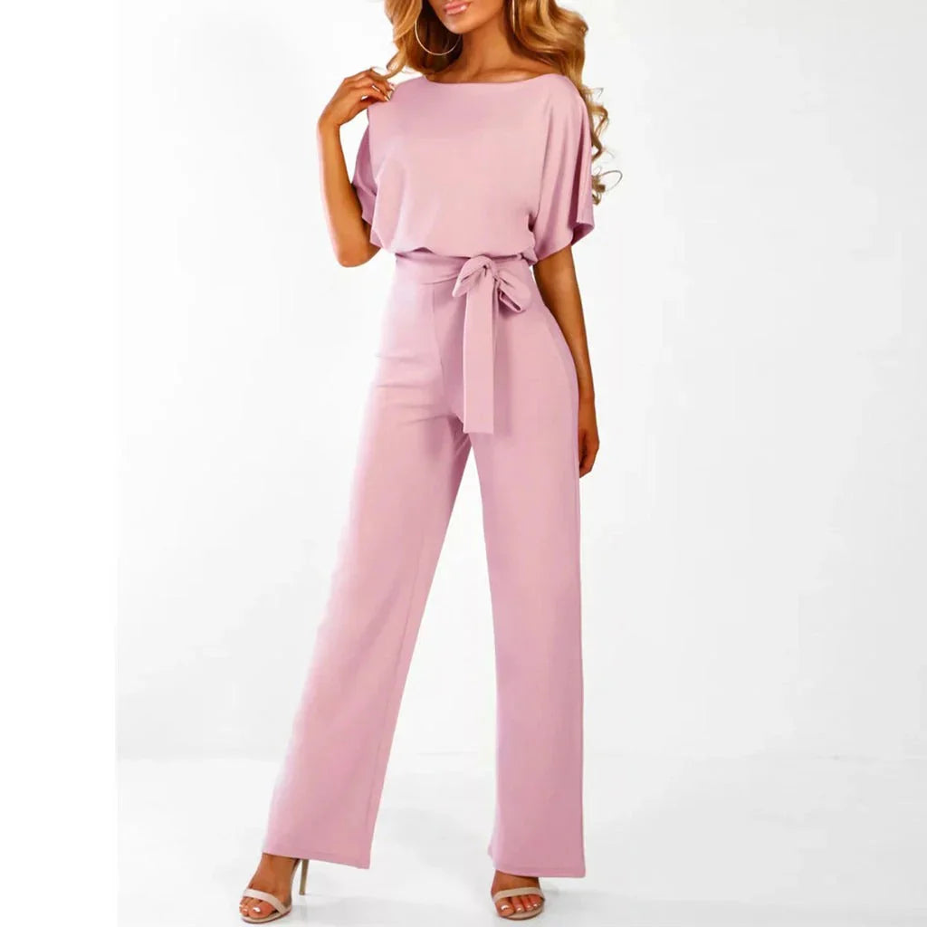 Bertha – Tuta intera elegante con vita segnata da donna