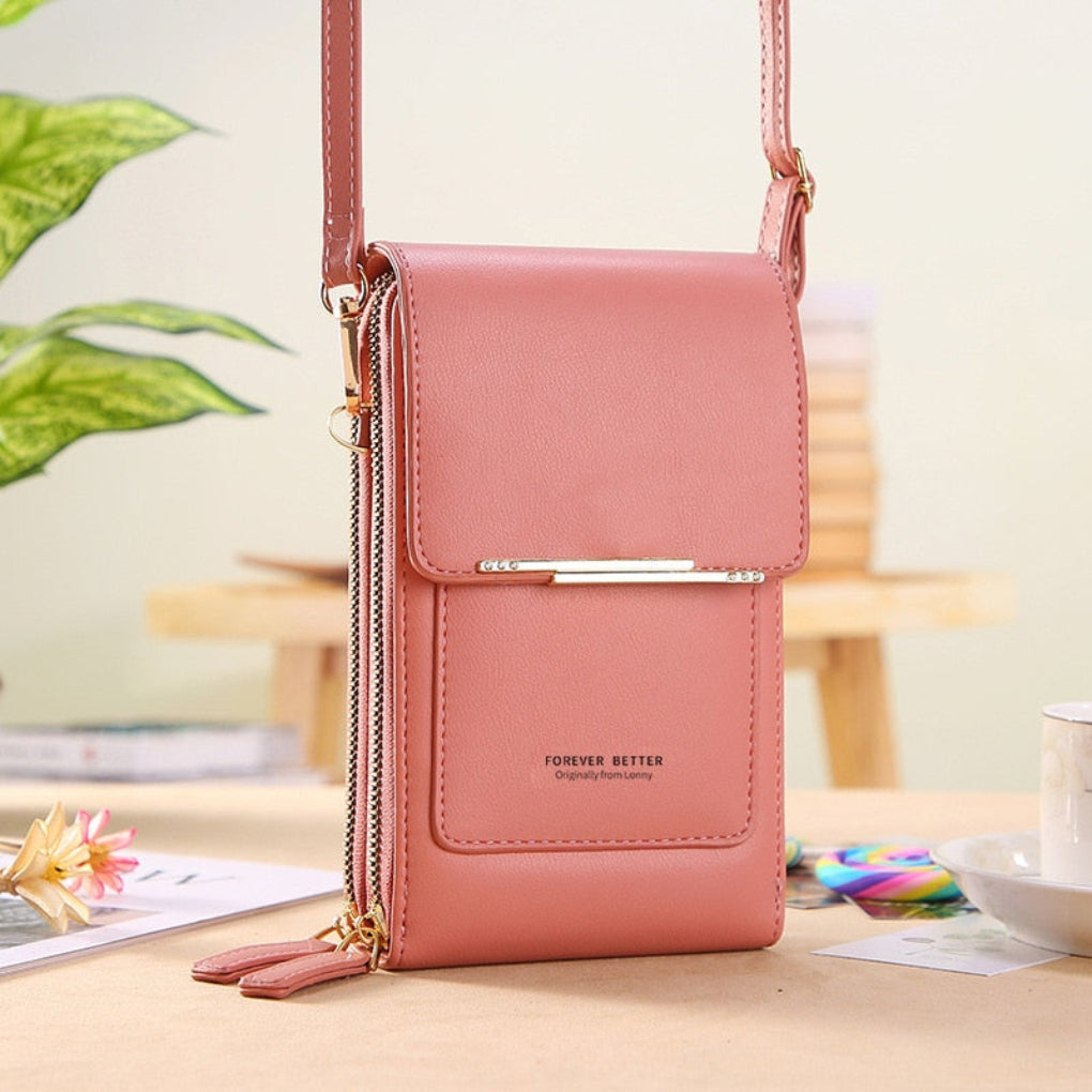 Ella – Borsa a tracolla porta smartphone con finestra touch