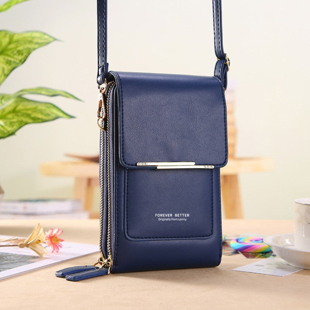Ella – Borsa a tracolla porta smartphone con finestra touch