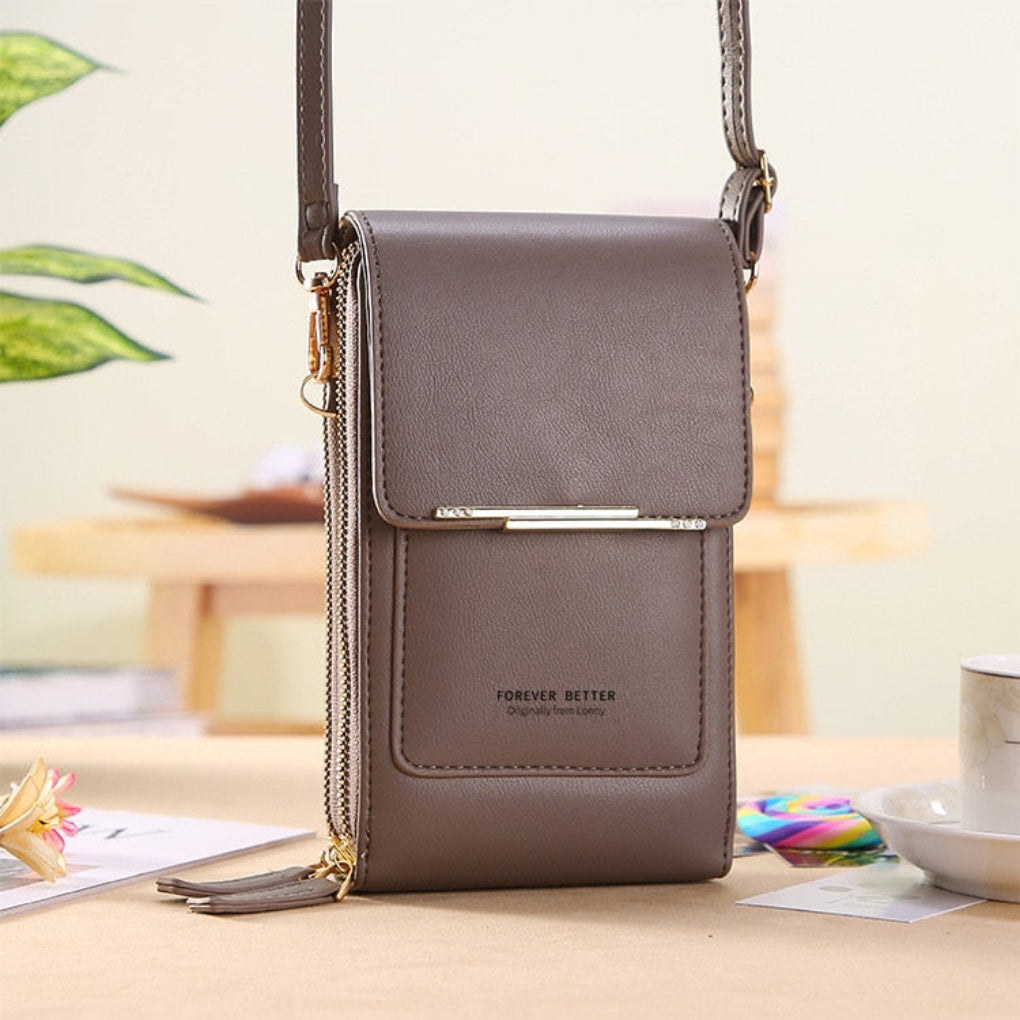 Ella – Borsa a tracolla porta smartphone con finestra touch