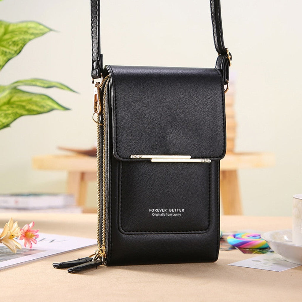 Ella – Borsa a tracolla porta smartphone con finestra touch