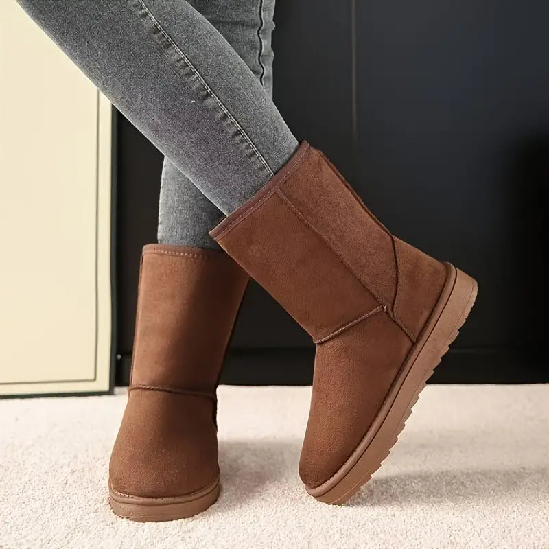Stivaletti slip-on in similpelle da donna