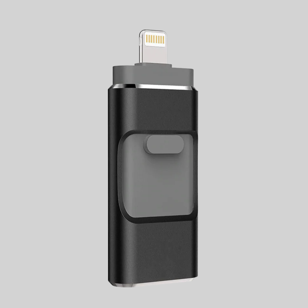 Chiavetta USB 4-in-1 – Soluzione di archiviazione multi-connettore