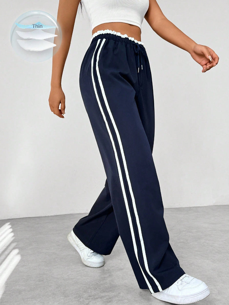 Pantaloni Sportivi Trendy a Gamba Larga