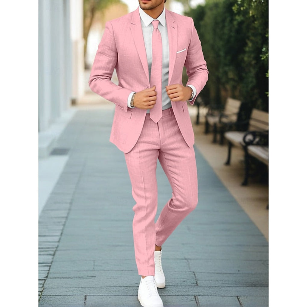 Completo casual in due pezzi in tessuto leggero