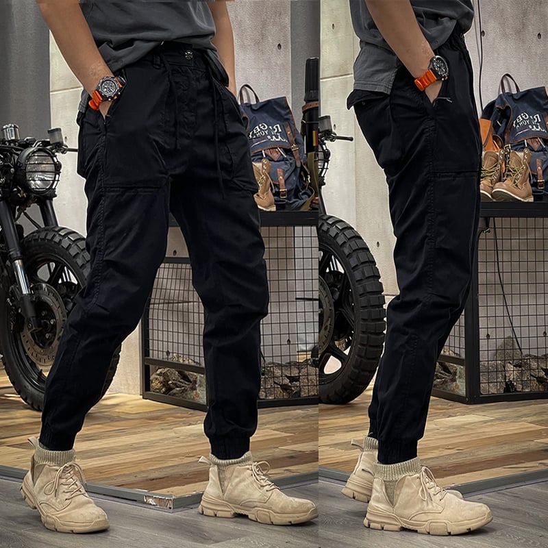 Rasmus – Pantaloni cargo elasticizzati da uomo