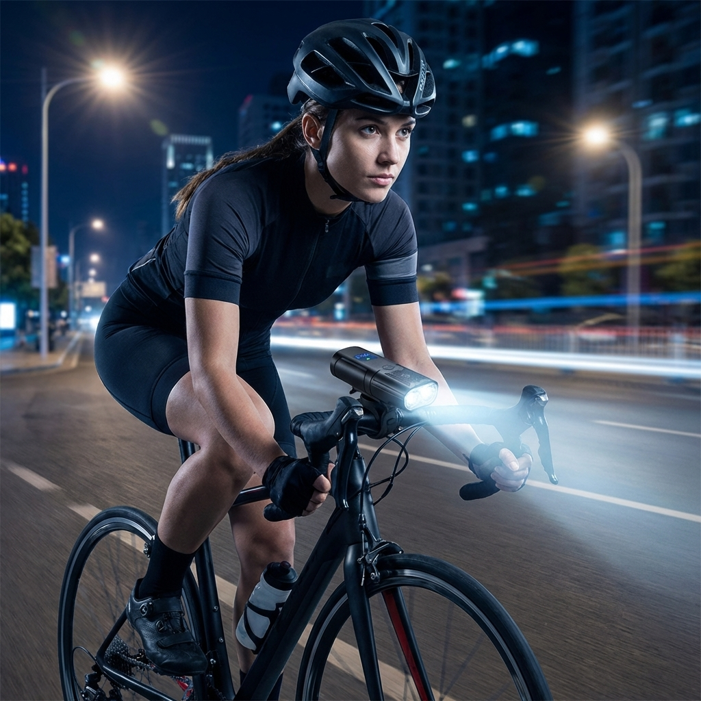 Luce Anteriore LED Ricaricabile per Bici