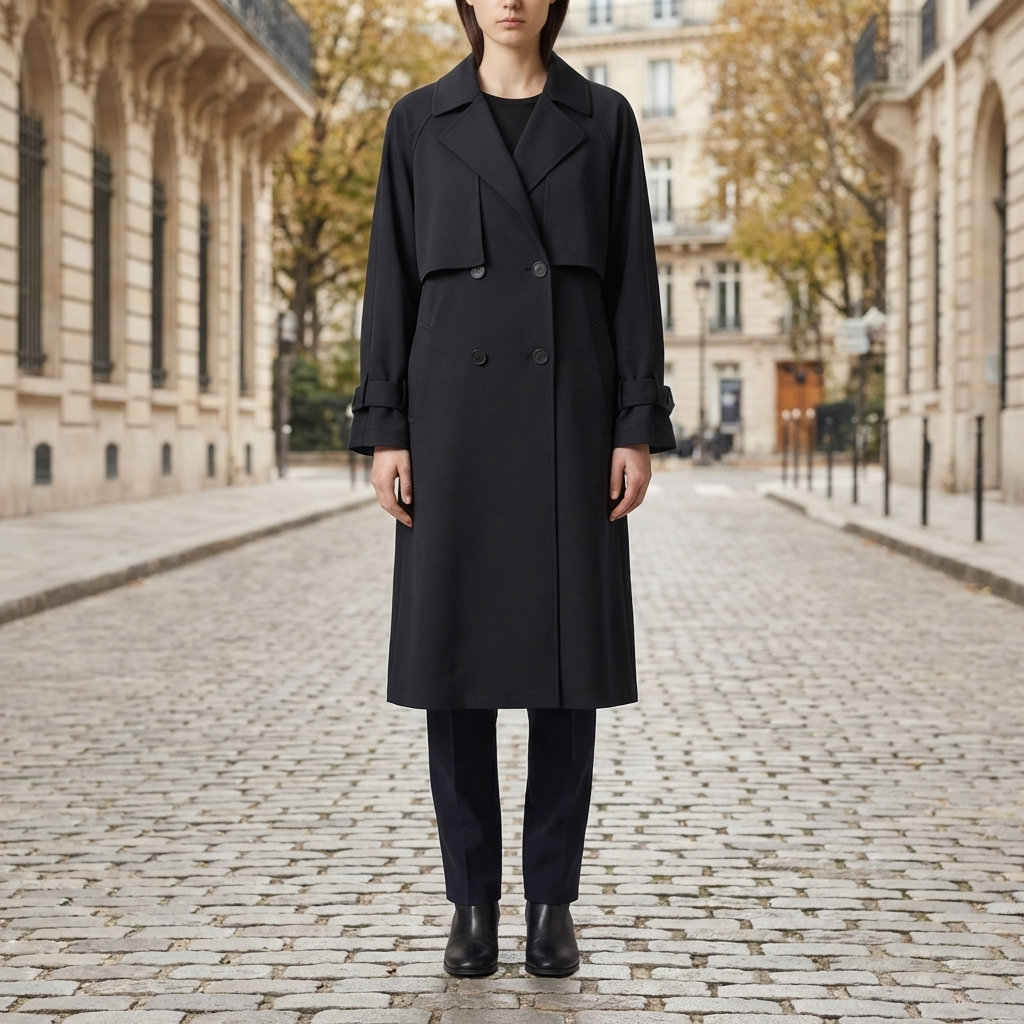 Trench Coat Lungo da Donna
