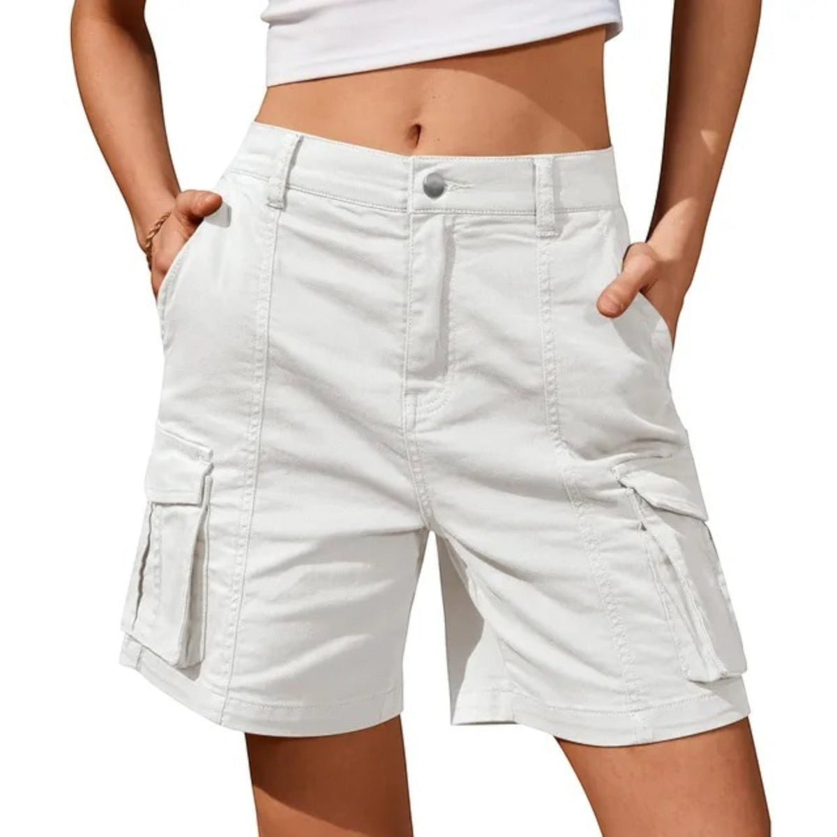 Pantaloni Cargo - Alta Vita