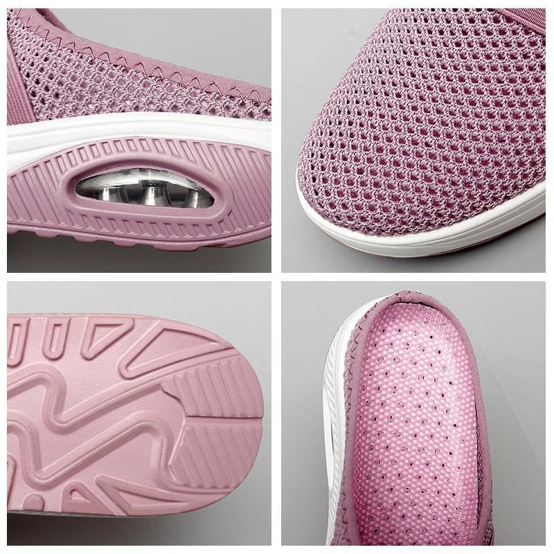 Slip-on ergonomiche con suola ad aria da donna