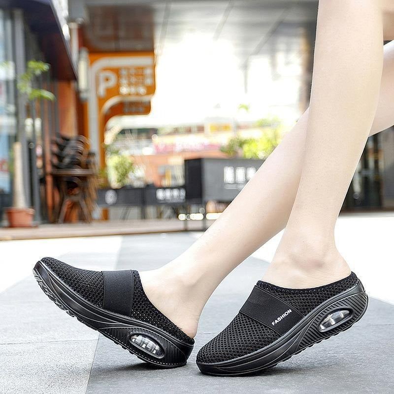 Slip-on ergonomiche con suola ad aria da donna