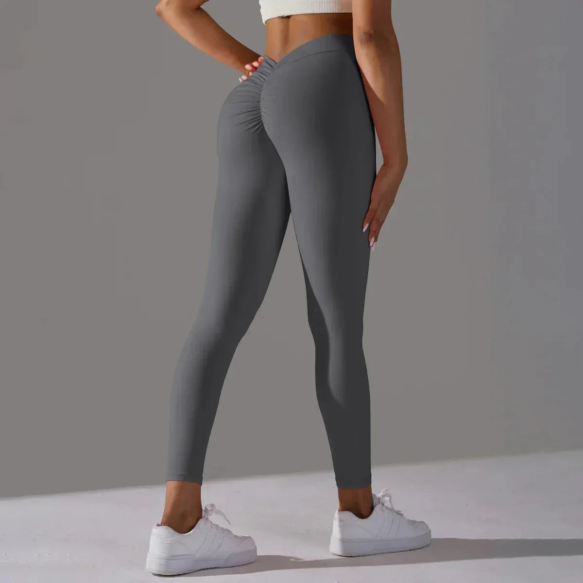 Leggings sportivi a vita alta con effetto push-up da donna