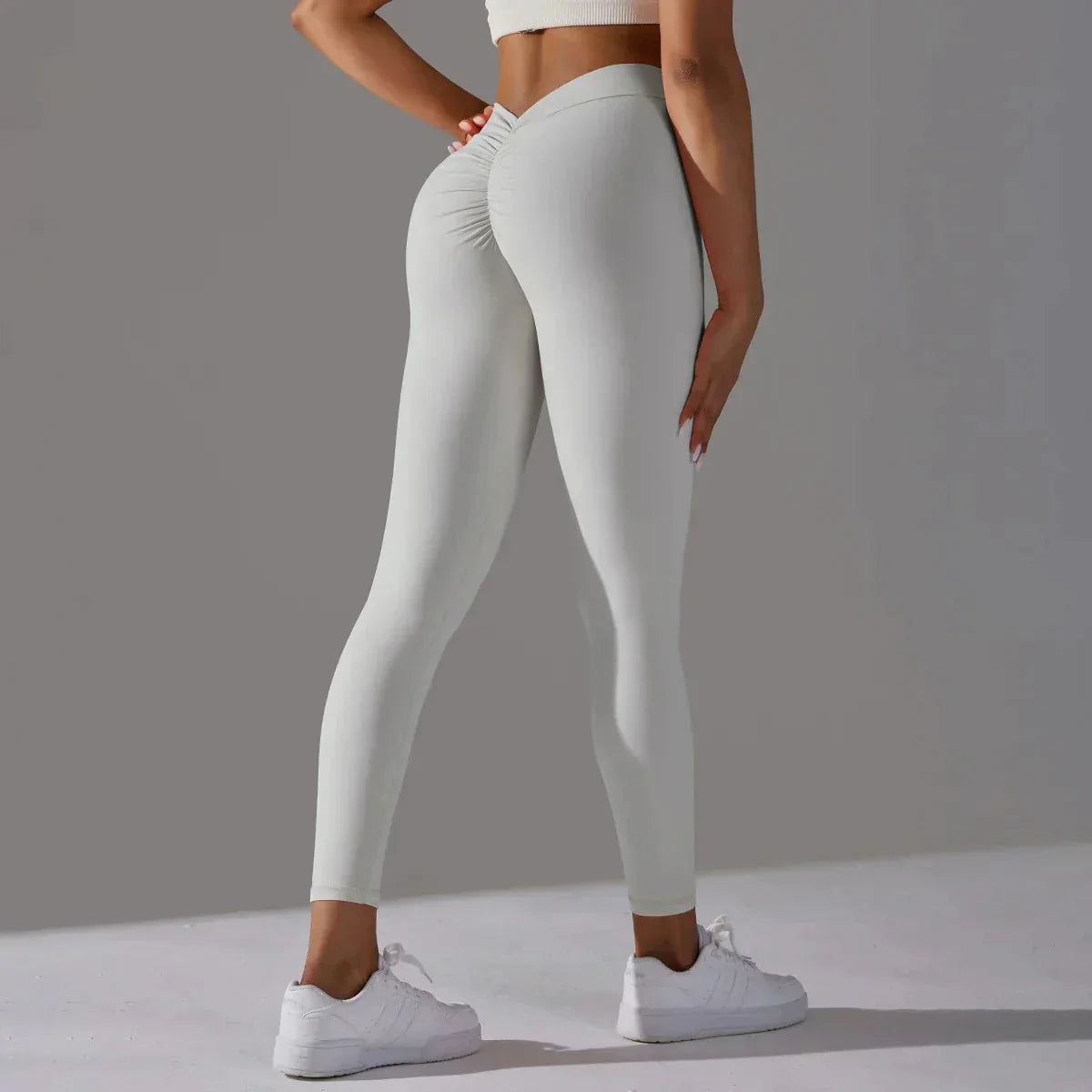 Leggings sportivi a vita alta con effetto push-up da donna