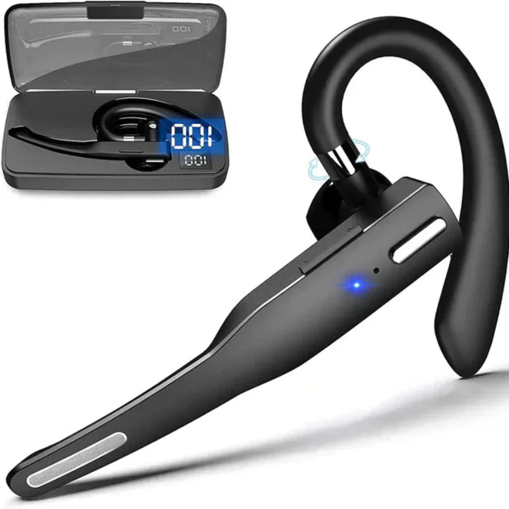 Cuffie Bluetooth 5.1 con cancellazione del rumore e doppio microfono per uomini