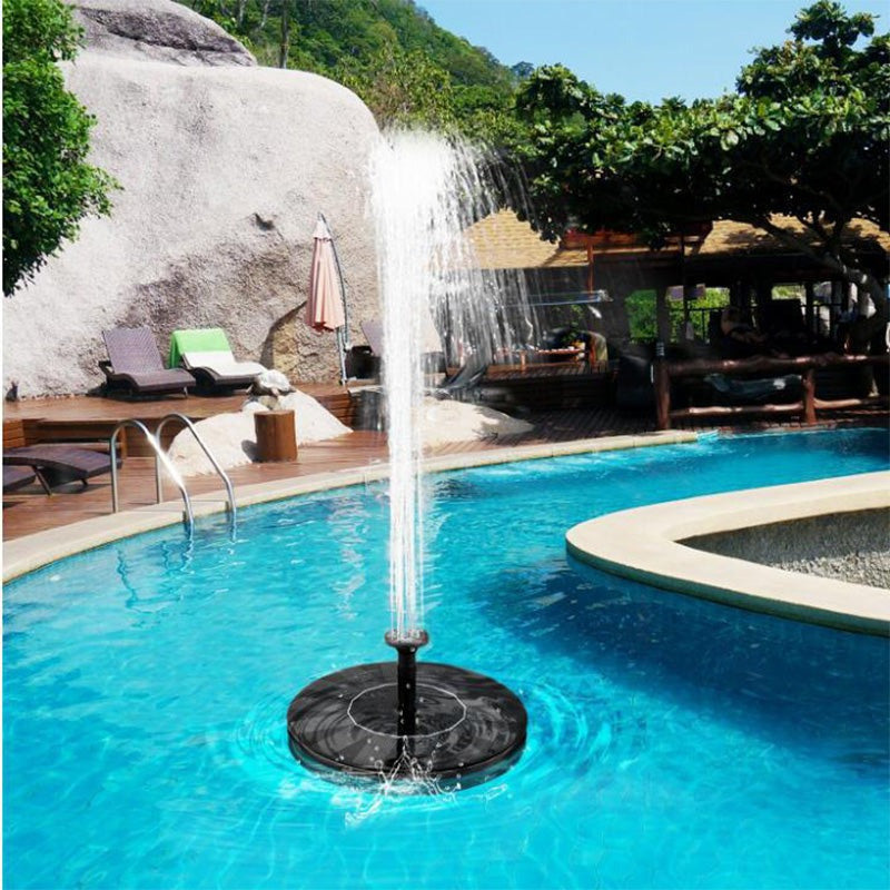 Pompa solare galleggiante per fontana da giardino