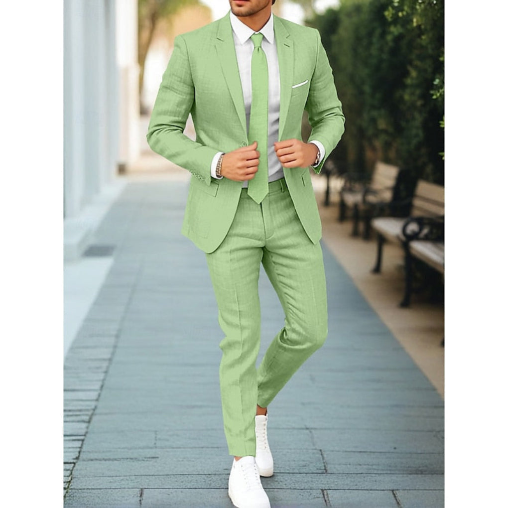 Completo casual in due pezzi in tessuto leggero