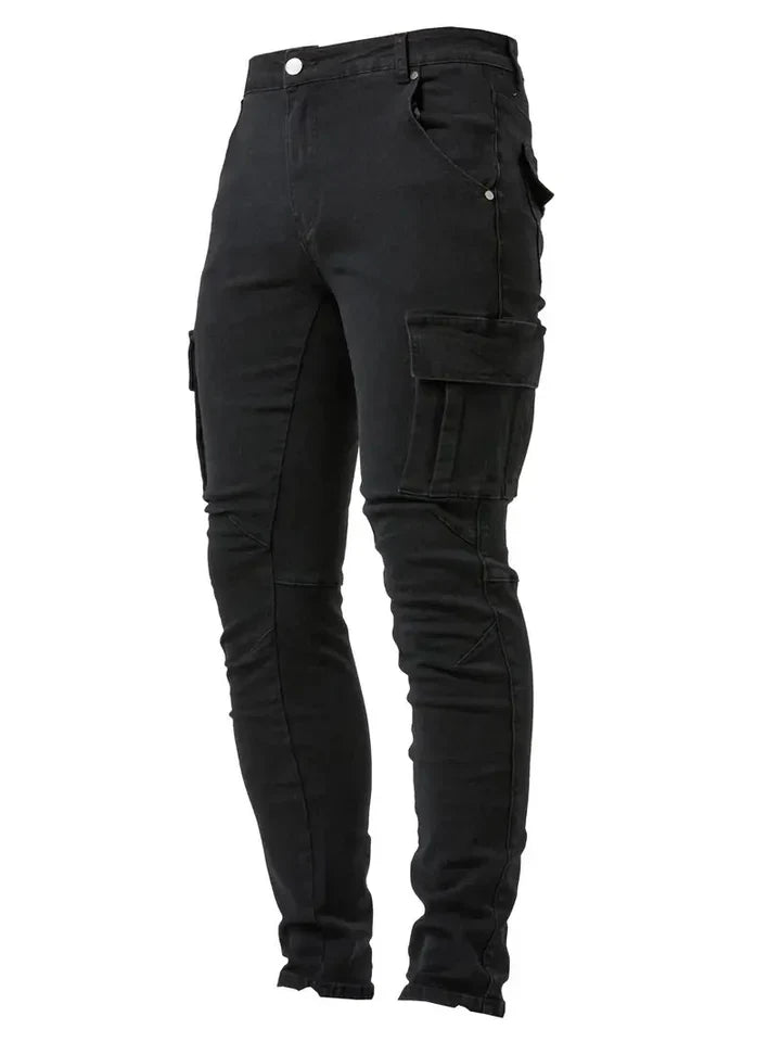 FlexFit – Jeans cargo elasticizzati da uomo