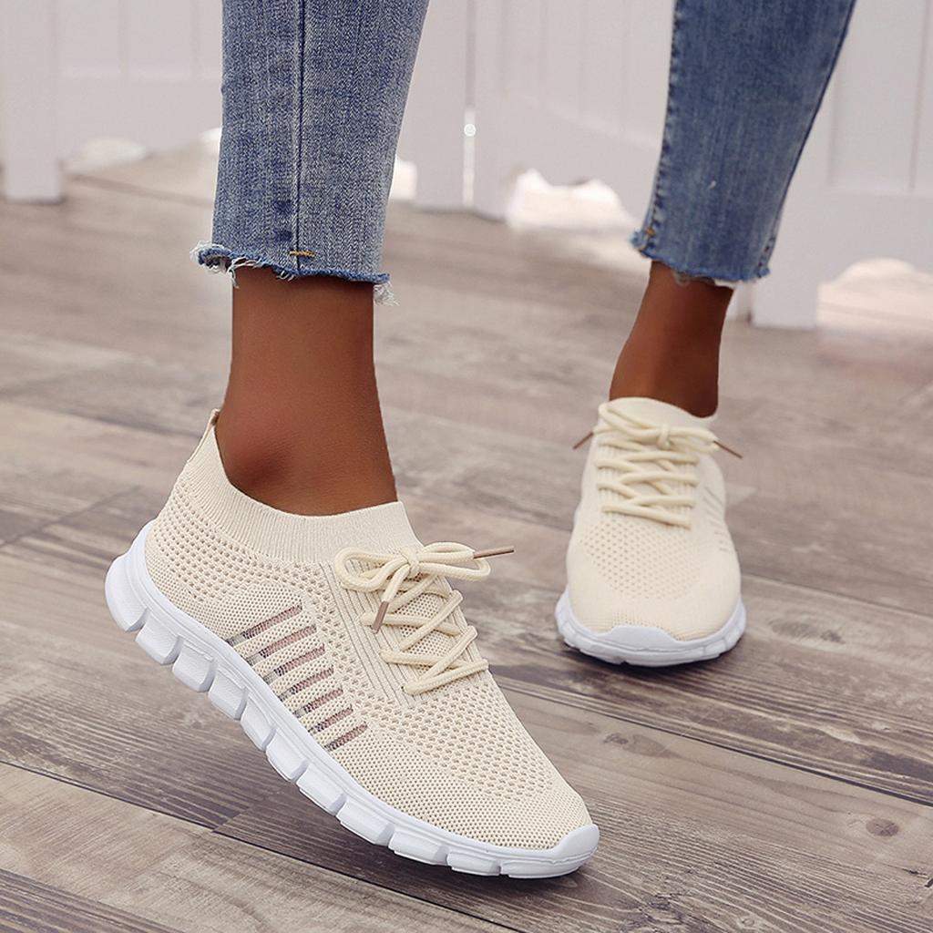 Sneakers ergonomiche in rete traspirante da donna