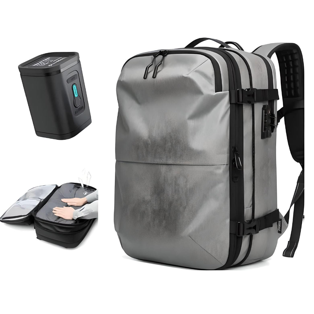 Zaino Compressione Carry-On – Leggero, Sicuro & Ideale per Brevi Avventure di Viaggio