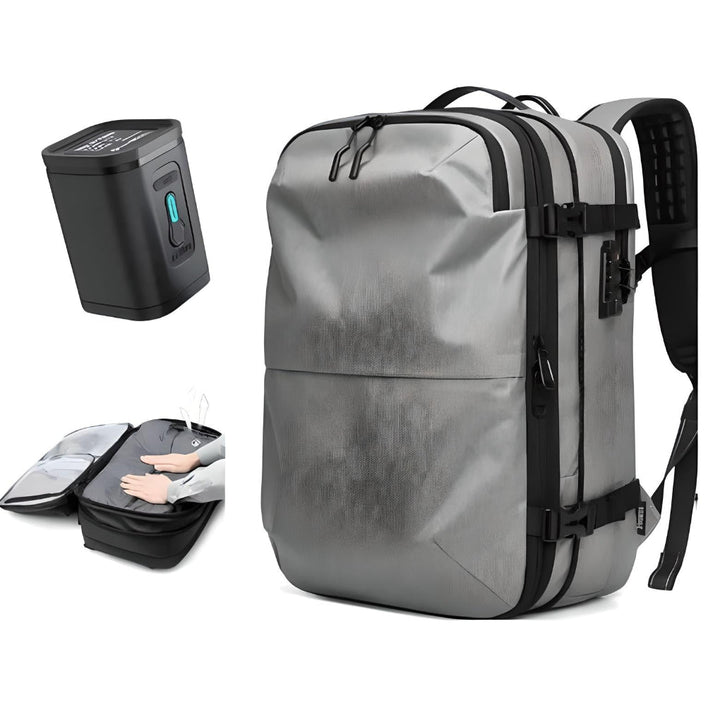 Zaino Compressione Carry-On – Leggero, Sicuro & Ideale per Brevi Avventure di Viaggio