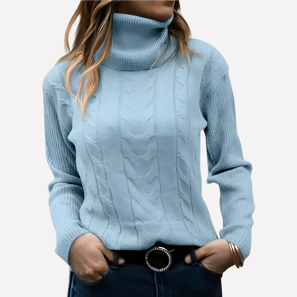 Maglione a Collo Alto da Donna – Stile Quotidiano Relaxed