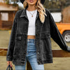 Giacca in Denim Classica Vintage per Donne