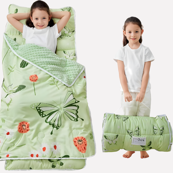 Tappetino per sonnellino per bambini con cuscino e coperta