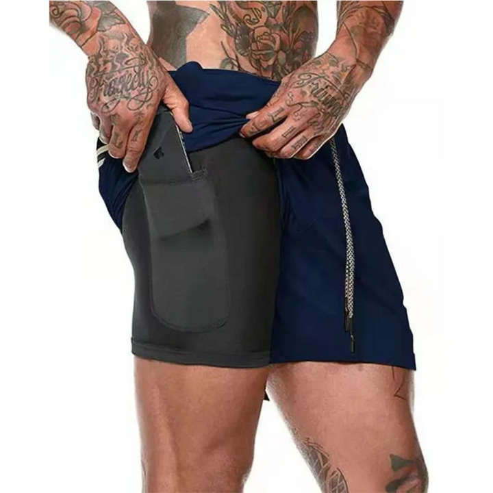 Shorts Sportivi 2-in-1 per Uomo