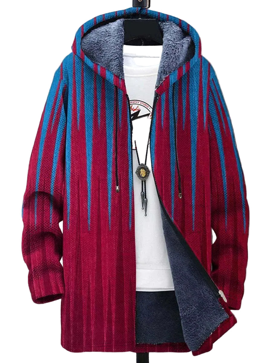 Giubbotto Retro Colorblock per Uomo