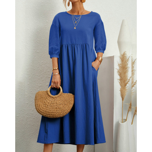 Isabelle – Abito Estivo Elegante Smockato per Donna | Midi