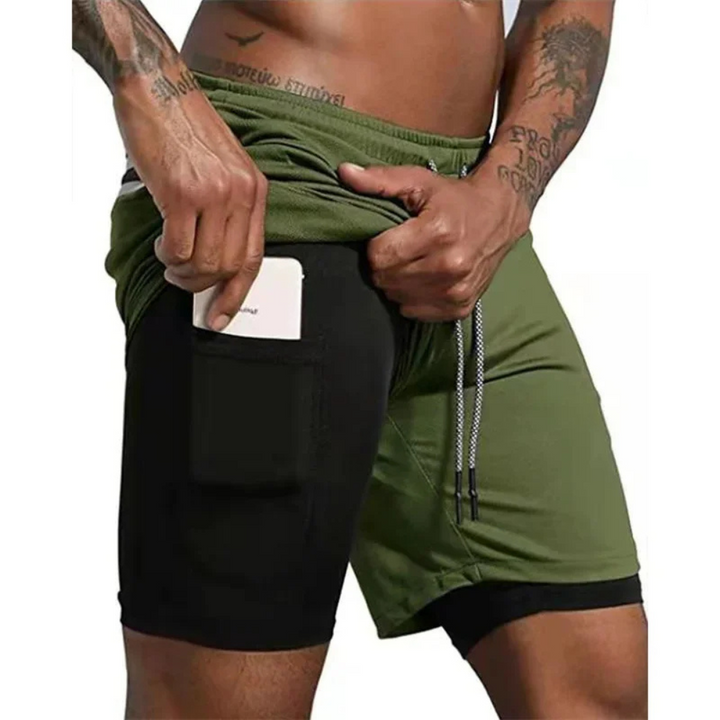 Shorts Sportivi 2-in-1 per Uomo
