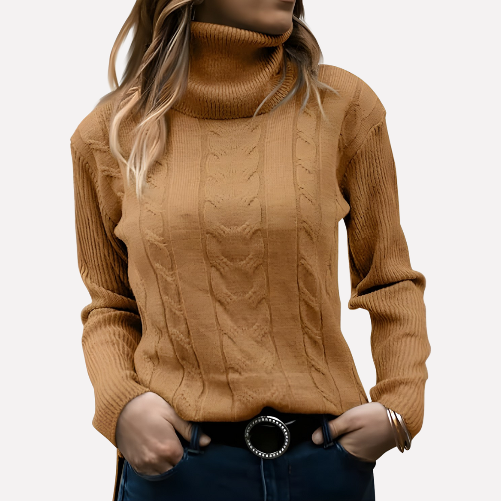 Maglione a Collo Alto da Donna – Stile Quotidiano Relaxed