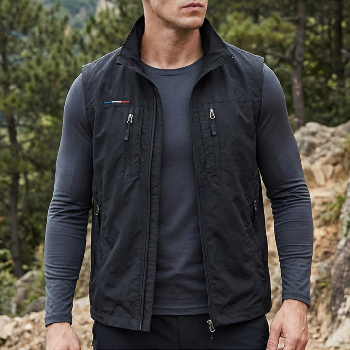 Gilet Multi-Tasche Traspirante per Uomini
