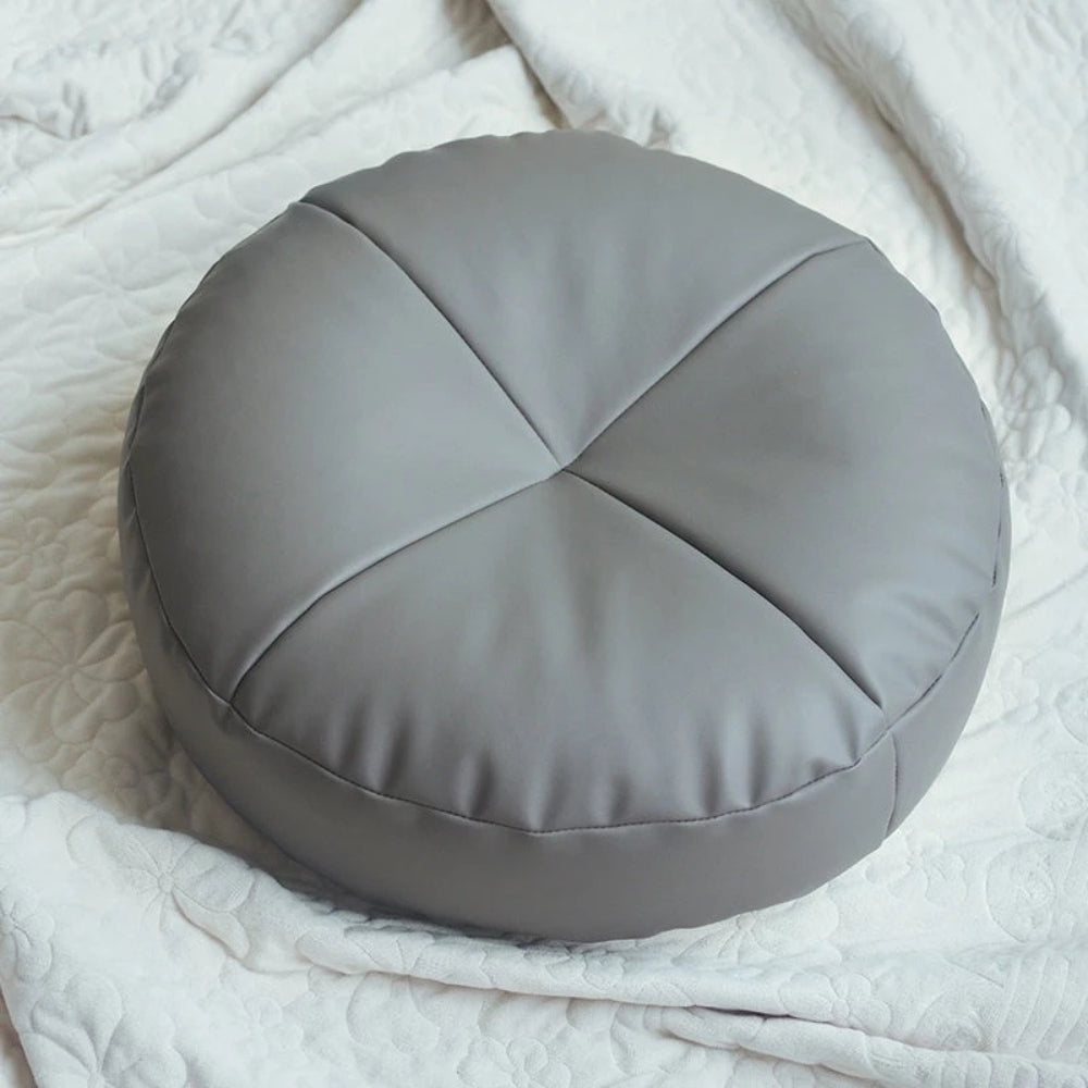 Cuscino da seduta in stile giapponese in pelle nappa