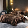 Set di Biancheria in Satin Setoso Indulgi nel Comfort Luxuoso