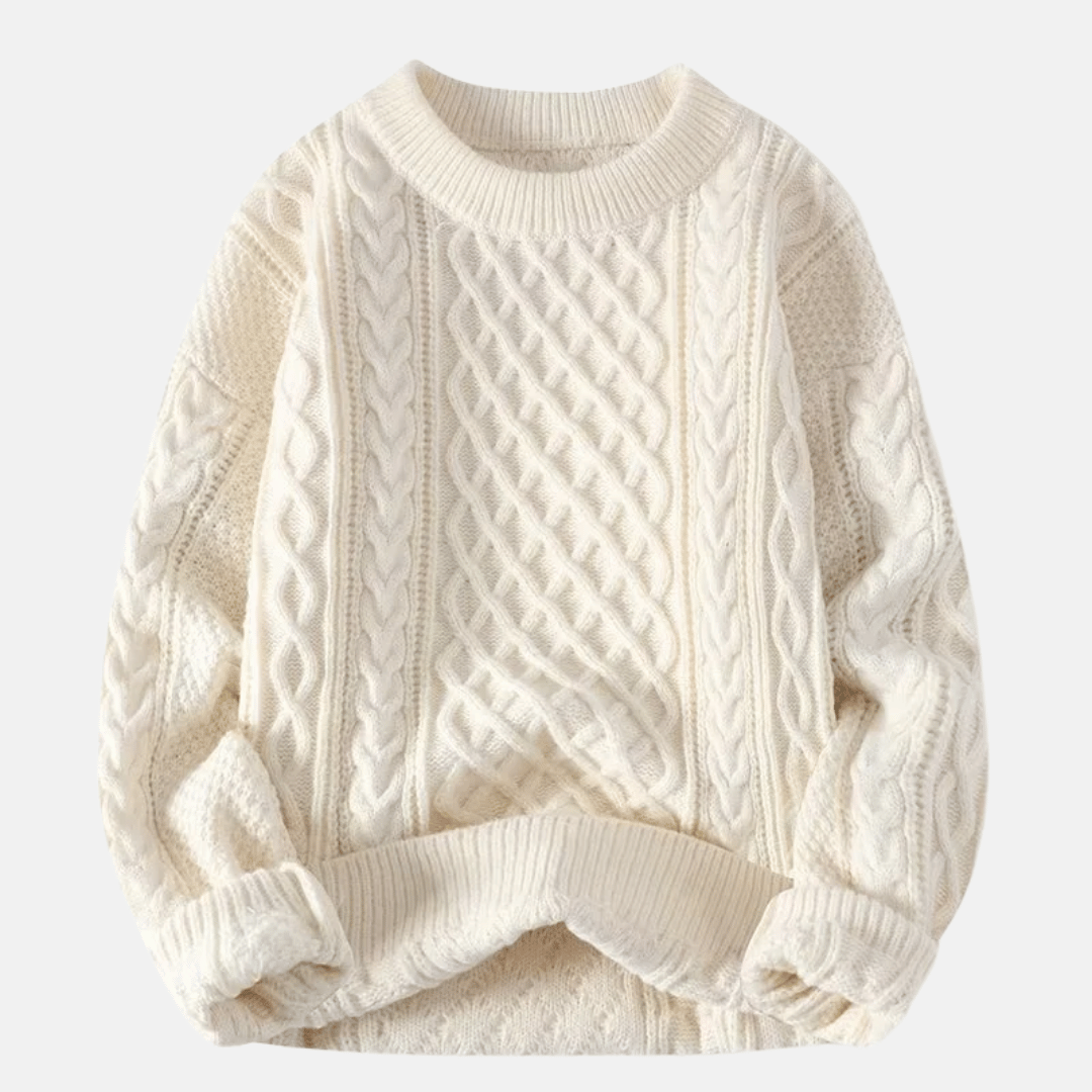 Maglione Invernale Tricot Unito per Uomini