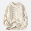 Maglione Invernale Tricot Unito per Uomini