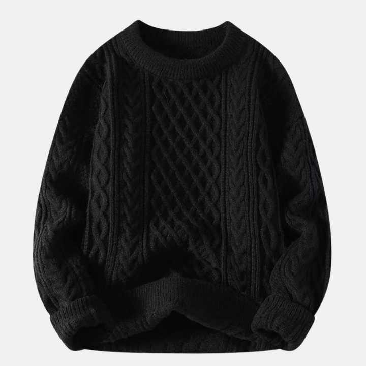 Maglione Invernale Tricot Unito per Uomini