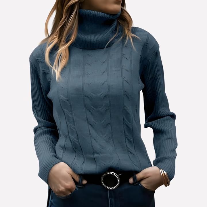 Maglione a Collo Alto da Donna – Stile Quotidiano Relaxed