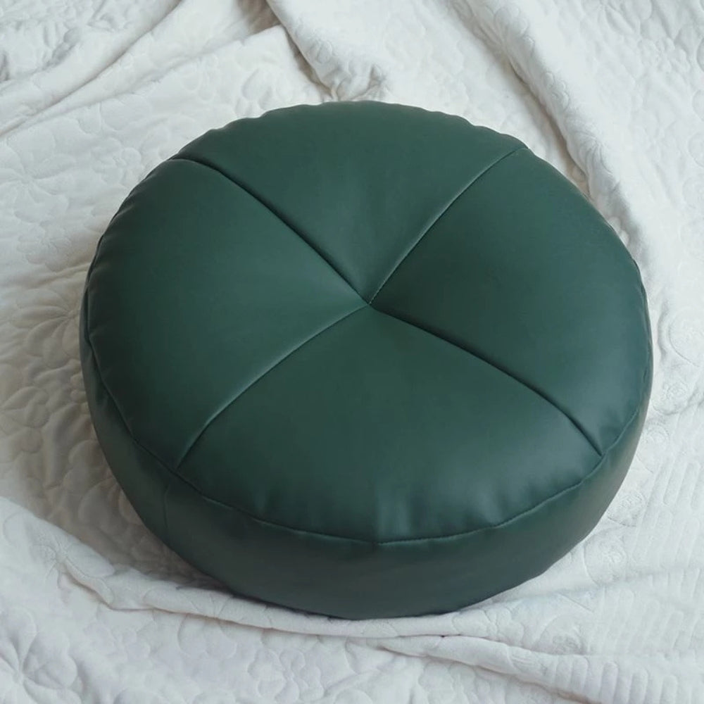Cuscino da seduta in stile giapponese in pelle nappa