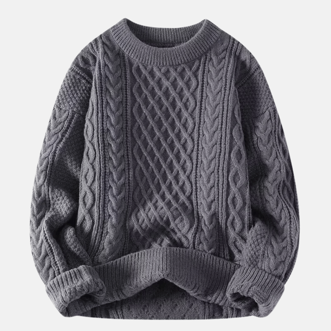 Maglione Invernale Tricot Unito per Uomini