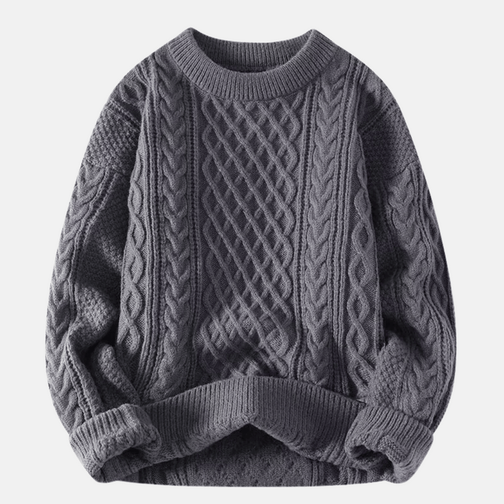 Maglione Invernale Tricot Unito per Uomini