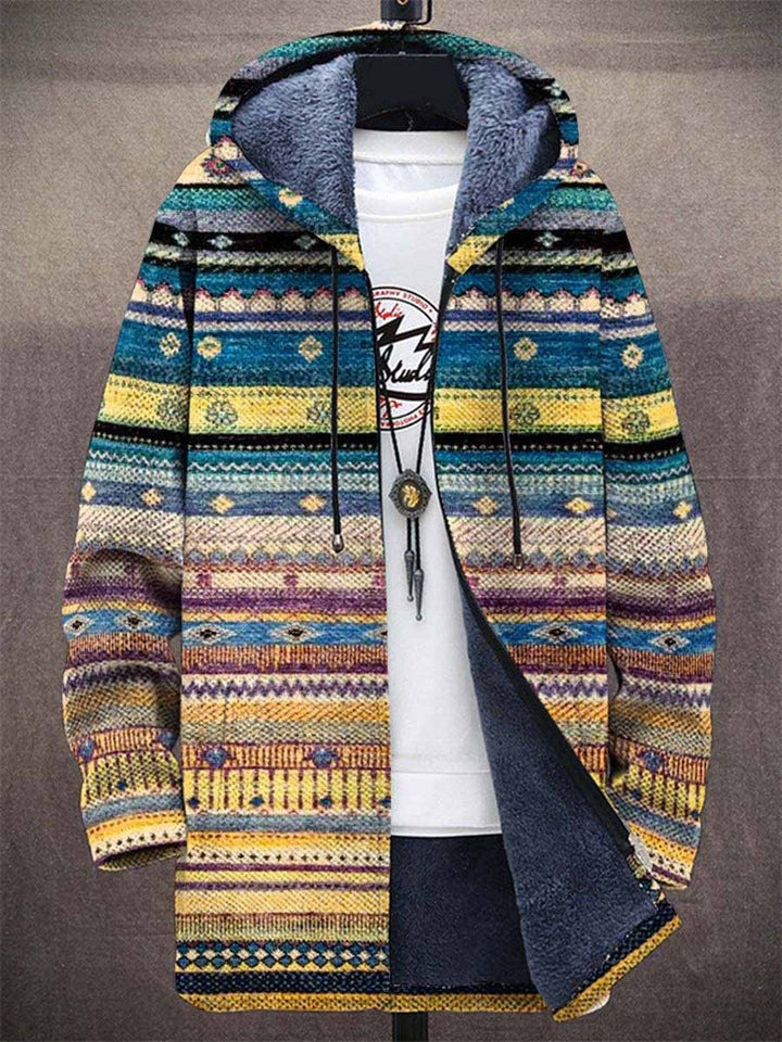 Milano – Gilet retrò a blocchi di colore da uomo